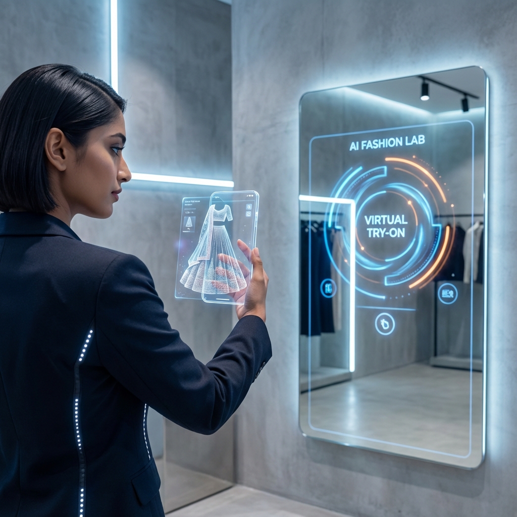 Virtual try-on AI hero image